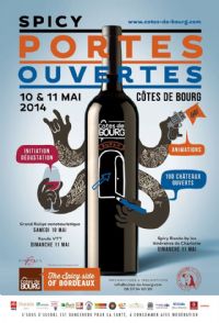 Portes Ouvertes en Côtes de Bourg. Du 10 au 11 mai 2014. 
